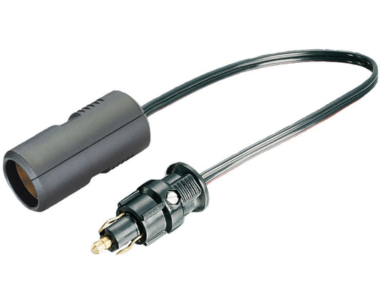 2V adapter norm plugg --> uni plugg m/kabel 30cm