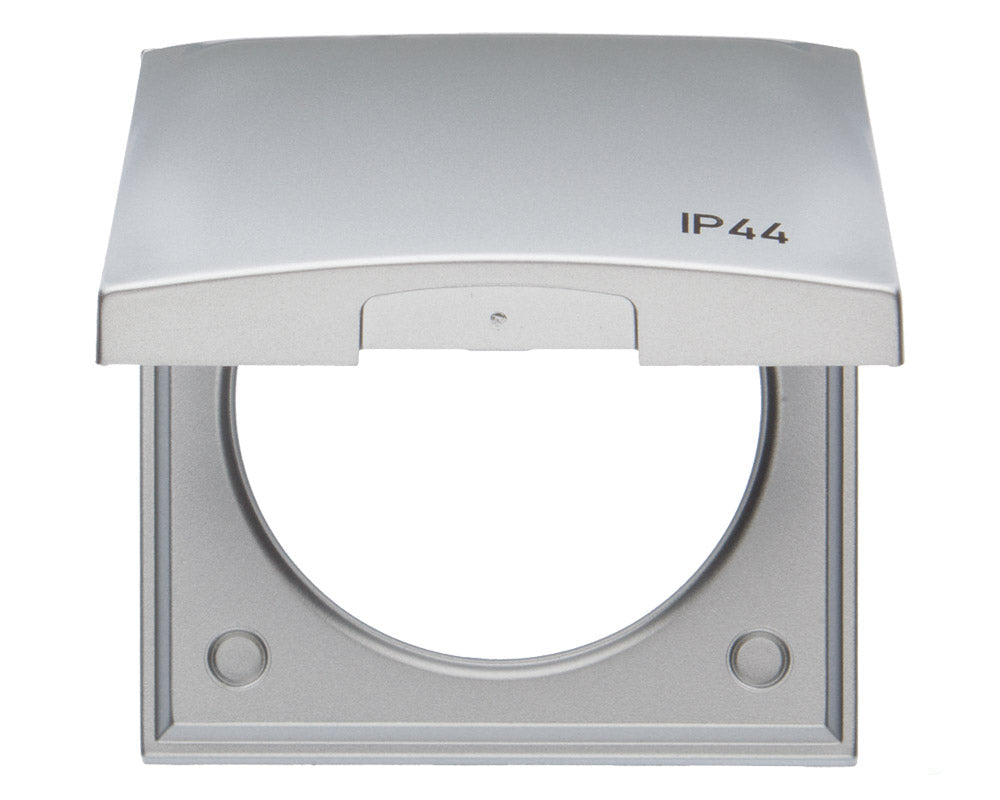 Ramme til 1 bryter m/lokk IP44 Berker 60x60mm kro