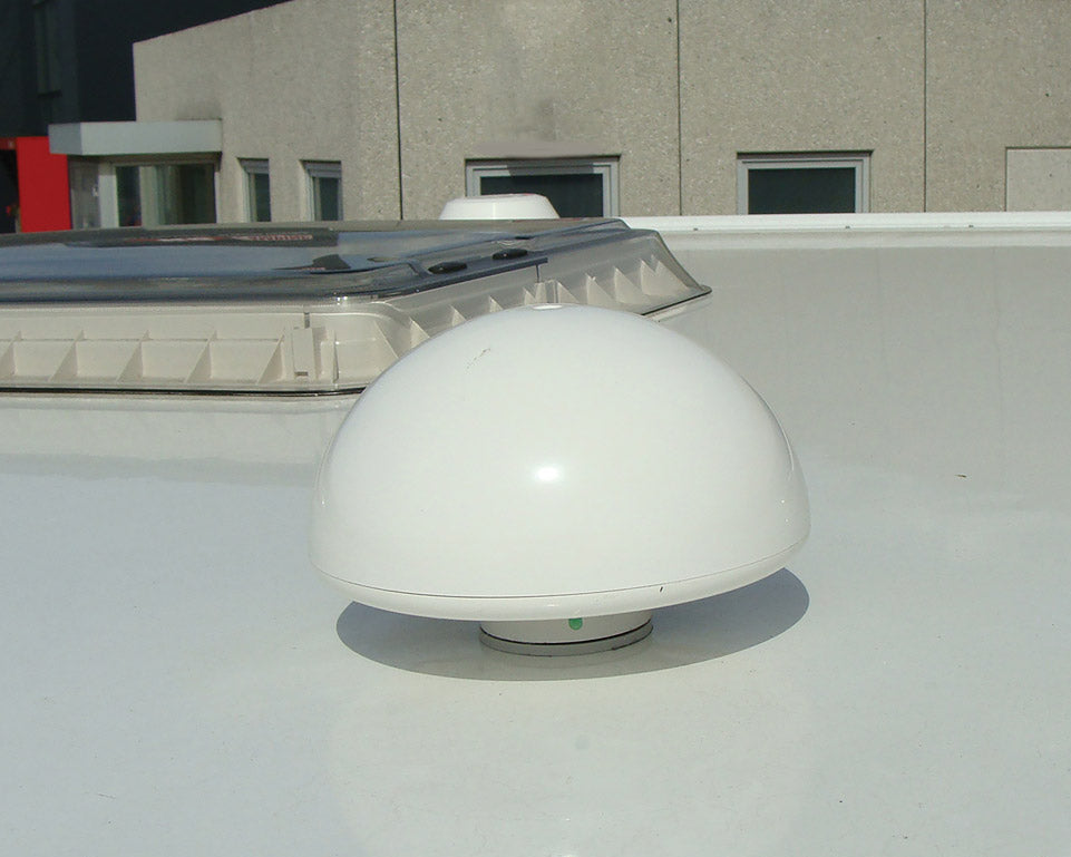 Antenne Tertek Caravan m/120cm mast hvit