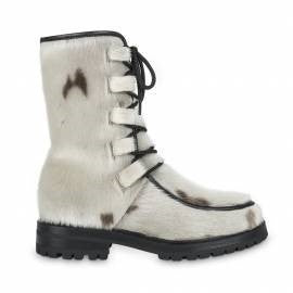 Aka støvel i inuitisk selskinn – hvit / natur – Great Greenland