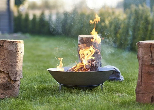 BÅLPANNE M/RIST Ø55CM GRÅ DAN GRILL - Hjem & Fritidsshoppen.no