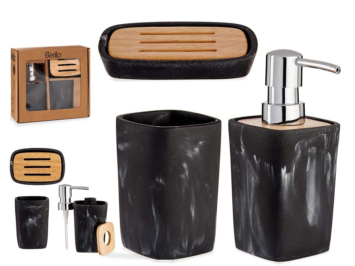 Baderomsett bambus og plast - Hjem & Fritidsshoppen.no