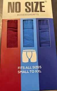 Herretruser No Size , 3 pkn boxershorts
