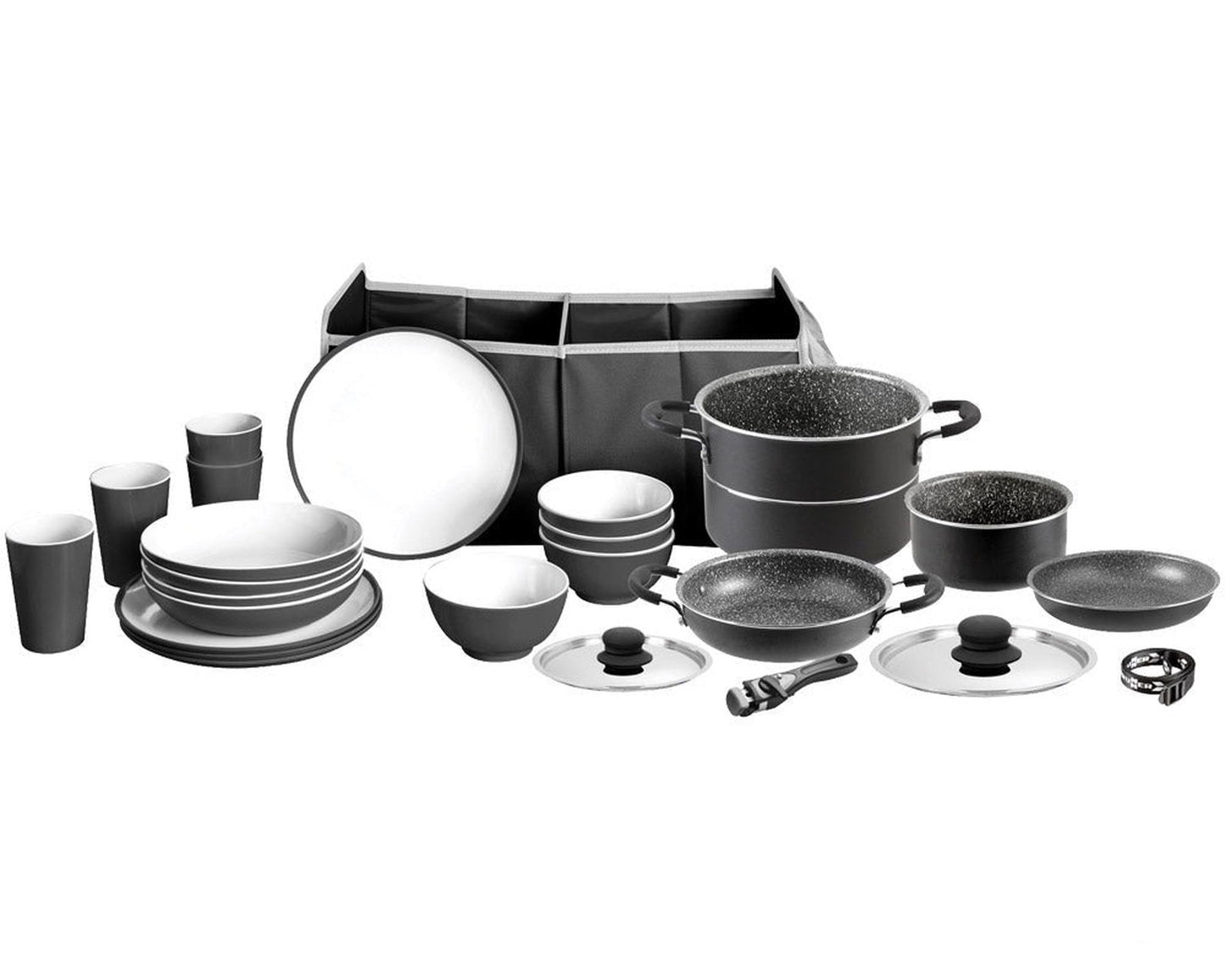 Kjøkkensett med kjeler og servise - Hjem & Fritidsshoppen.no