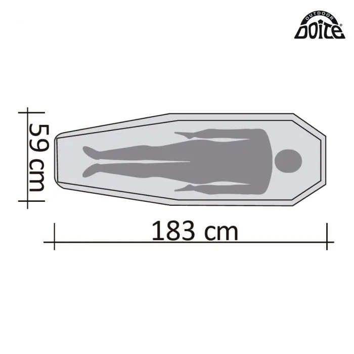 Doite Liggeunderlag Eagle XP Selvoppblåsende