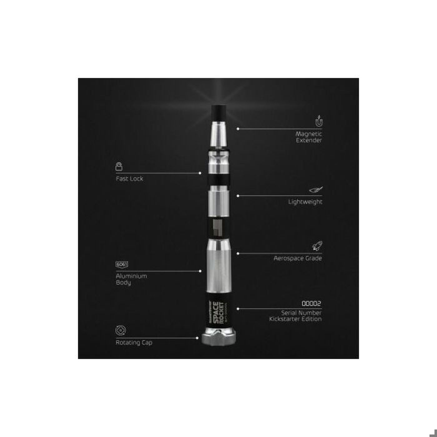 Magnet driver™ Space Rocket - innovativt presisjonsskrujern med Magnet Driver™ mini - Hjem & Fritidsshoppen.no