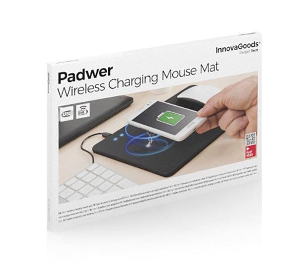 Musematte med trådløs lading fra InnovaGoods - Hjem & Fritidsshoppen.no