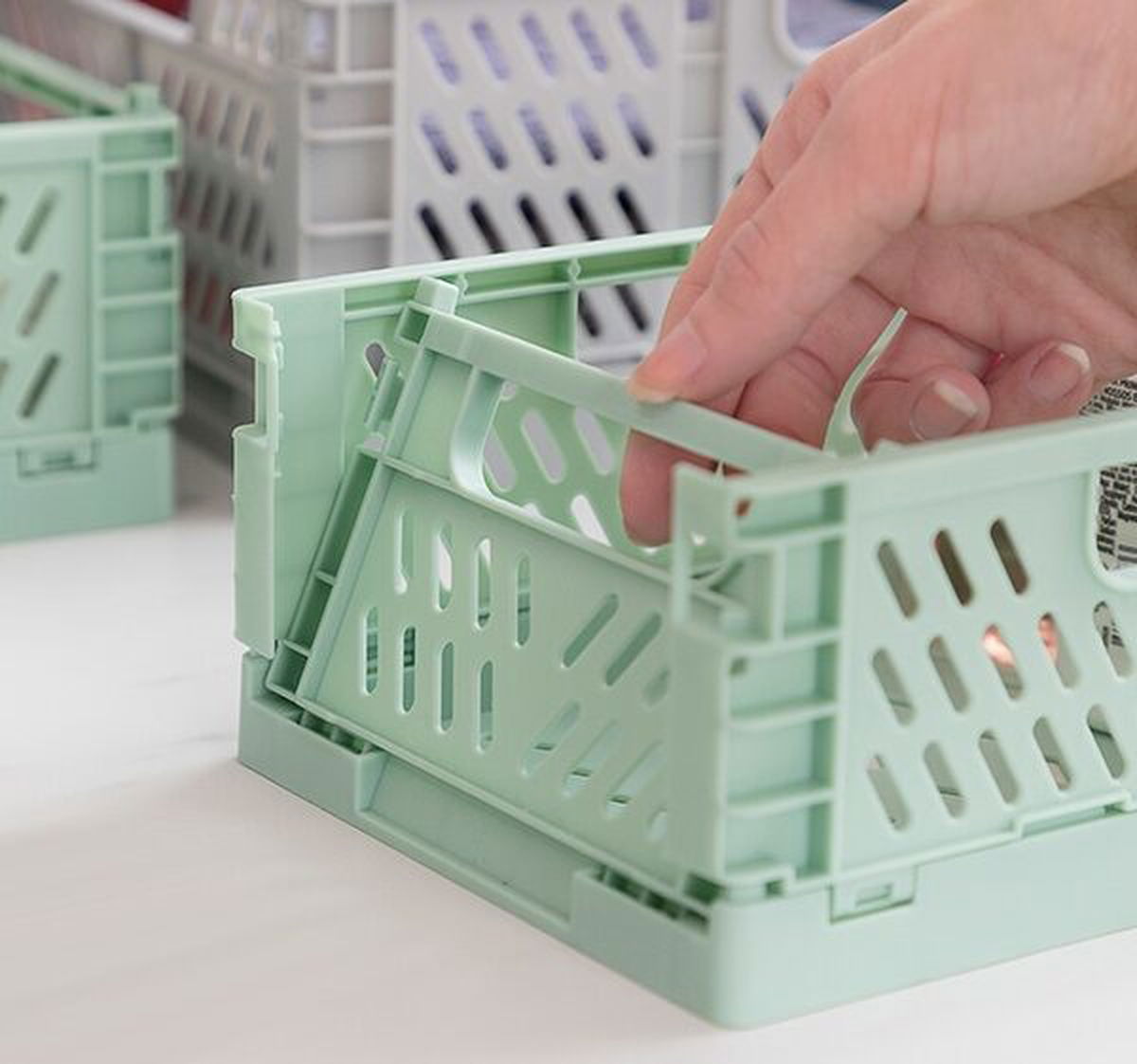 Sammenleggbare kurver - sett med 3 stk. - Hjem & Fritidsshoppen.no