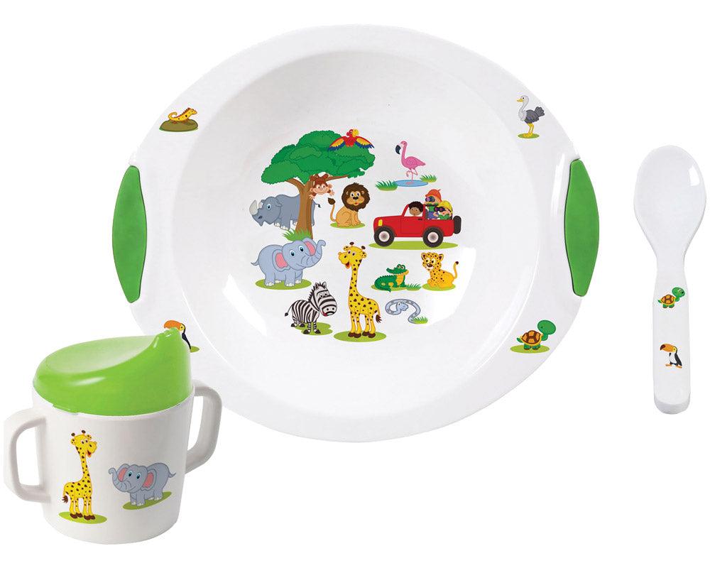 Servise Brunner til barn 3-deler Jungle Parade 6m+ - Hjem & Fritidsshoppen.no