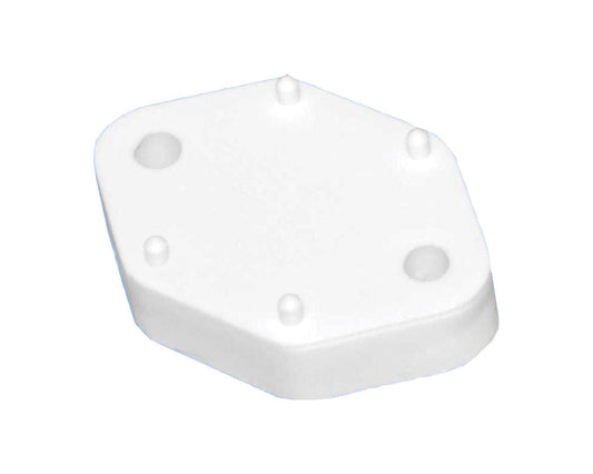 Spacer til dørholder strek hvit - Hjem & Fritidsshoppen.no