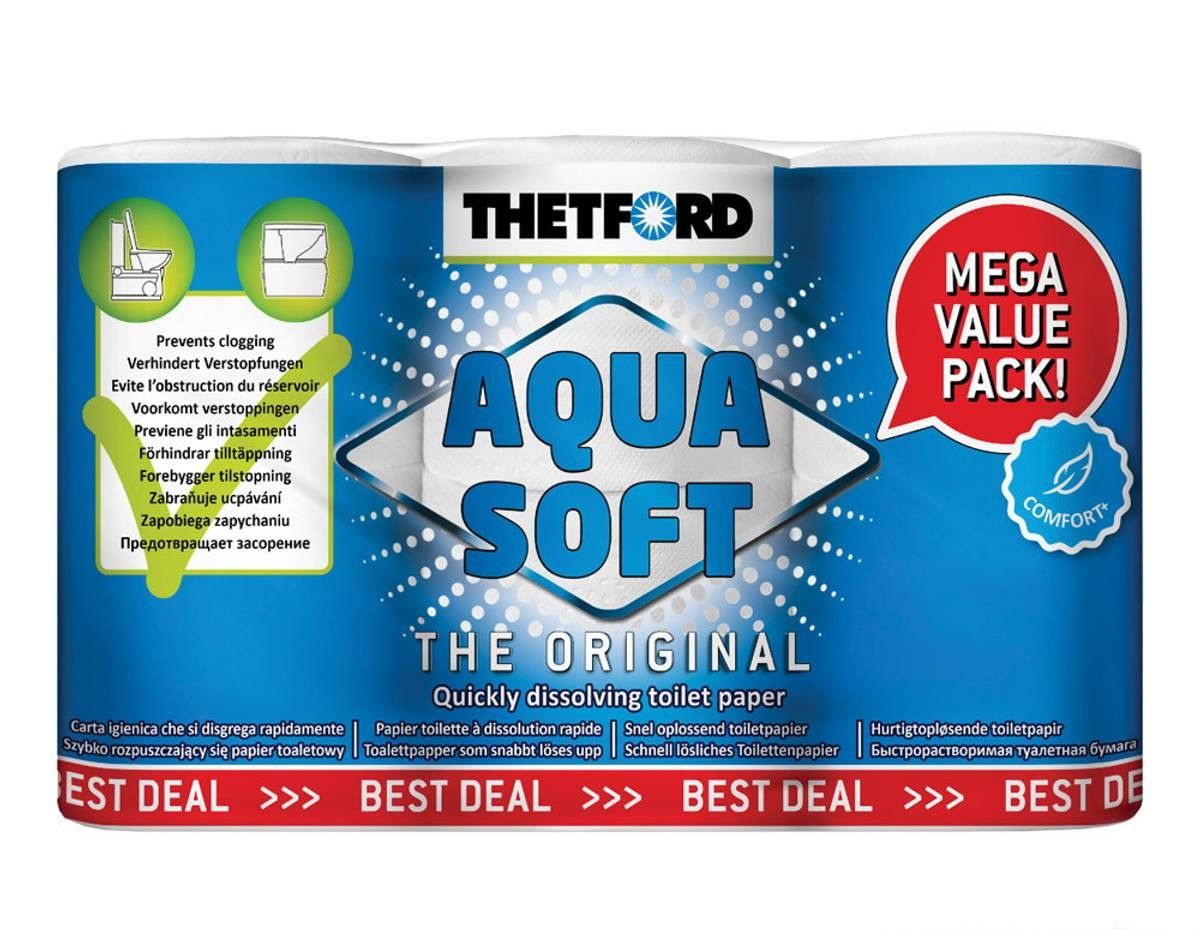 Toalettpapir Tilbud: 3 for 2 - Pakketilbud  Thetford toalettpapir  3x6rl - Hjem & Fritidsshoppen.no