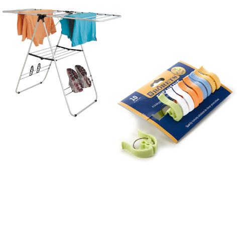 Tørkestativ +klyper + Gratis skoholder! - Hjem & Fritidsshoppen.no