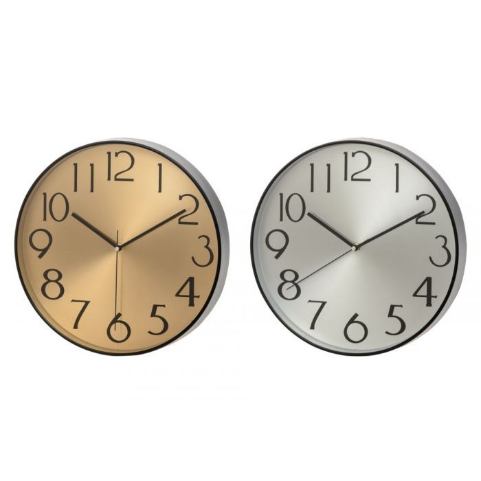 Veggklokke 30 cm aluminium - 4 Living Collection - Hjem & Fritidsshoppen.no