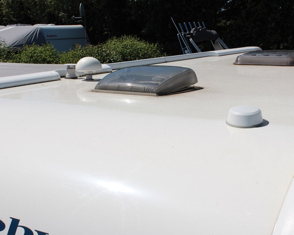 Antenne Tertek Caravan m/120cm mast hvit - Fritidsshoppen.no