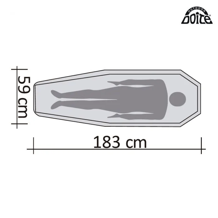 Doite Liggeunderlag Eagle XP Selvoppblåsende - Fritidsshoppen.no