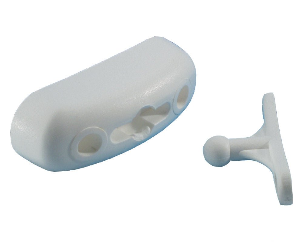 Dørholder hull hvit - Fritidsshoppen.no