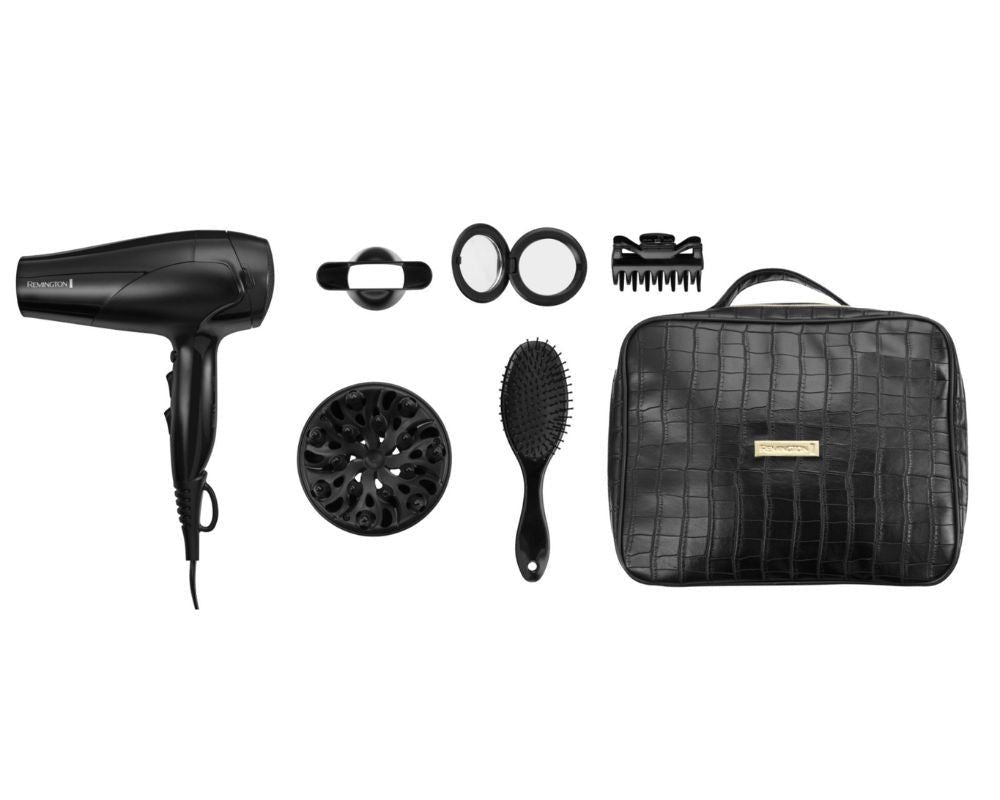 Hårføner, reisesett fra Remington - Fritidsshoppen.nogavetipshårfønerhårpleie