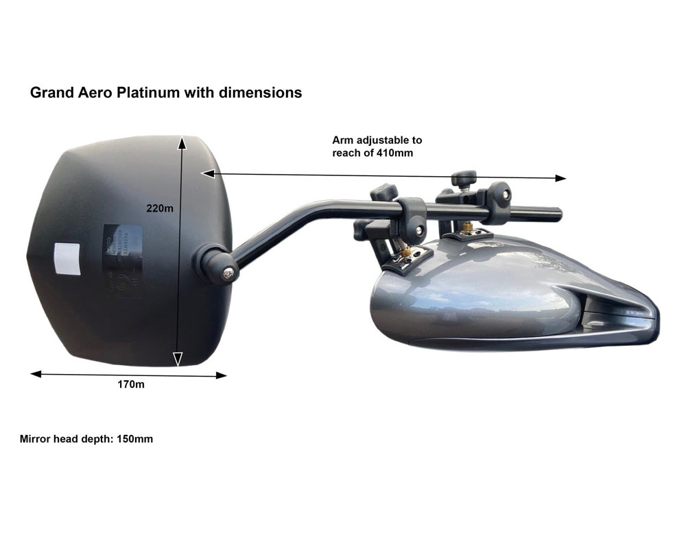 Milenco Grand Aero Platinium speil mal