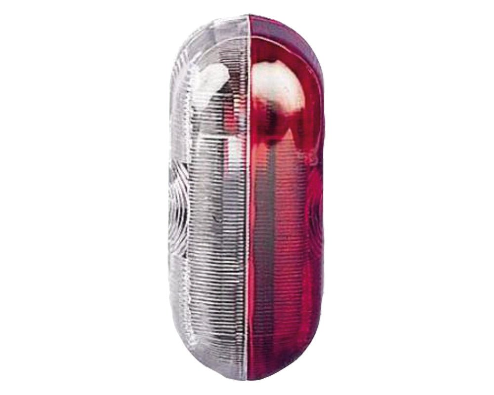 Markeringslys Jokon buet 90x40x40mm rød/hvit - Fritidsshoppen.no
