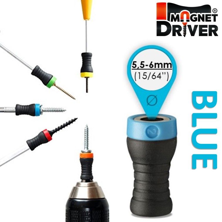 Magnet Driver Blue Ø5,5-6mm magnetisk skrueholder