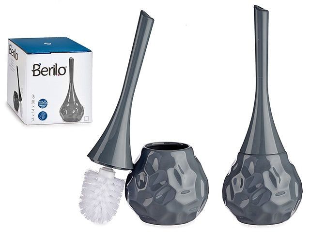 Toalettbørste moderne design grå - Fritidsshoppen.nobaderombadutoalett