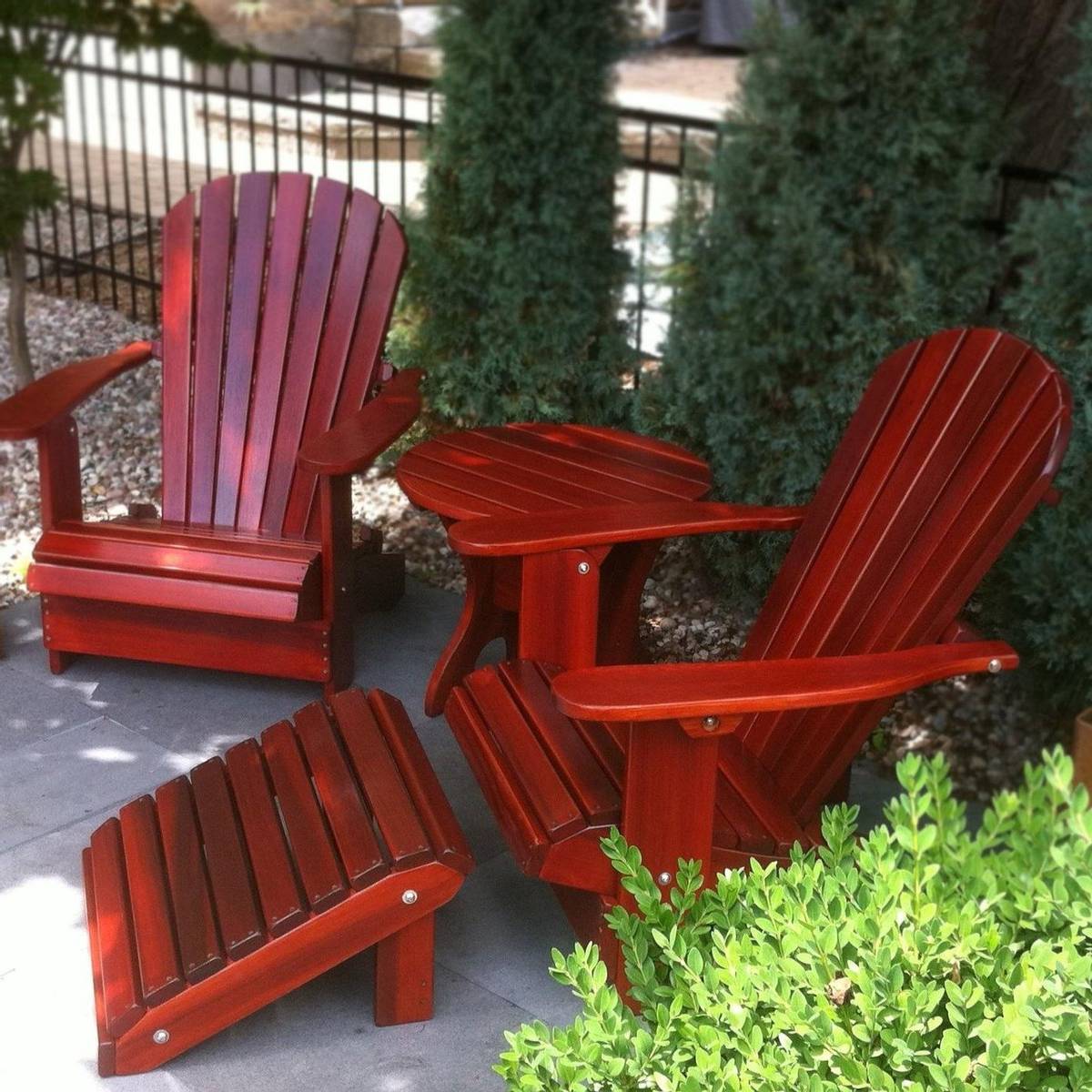 Royal Adirondack Behandlet Mørk Ottoman