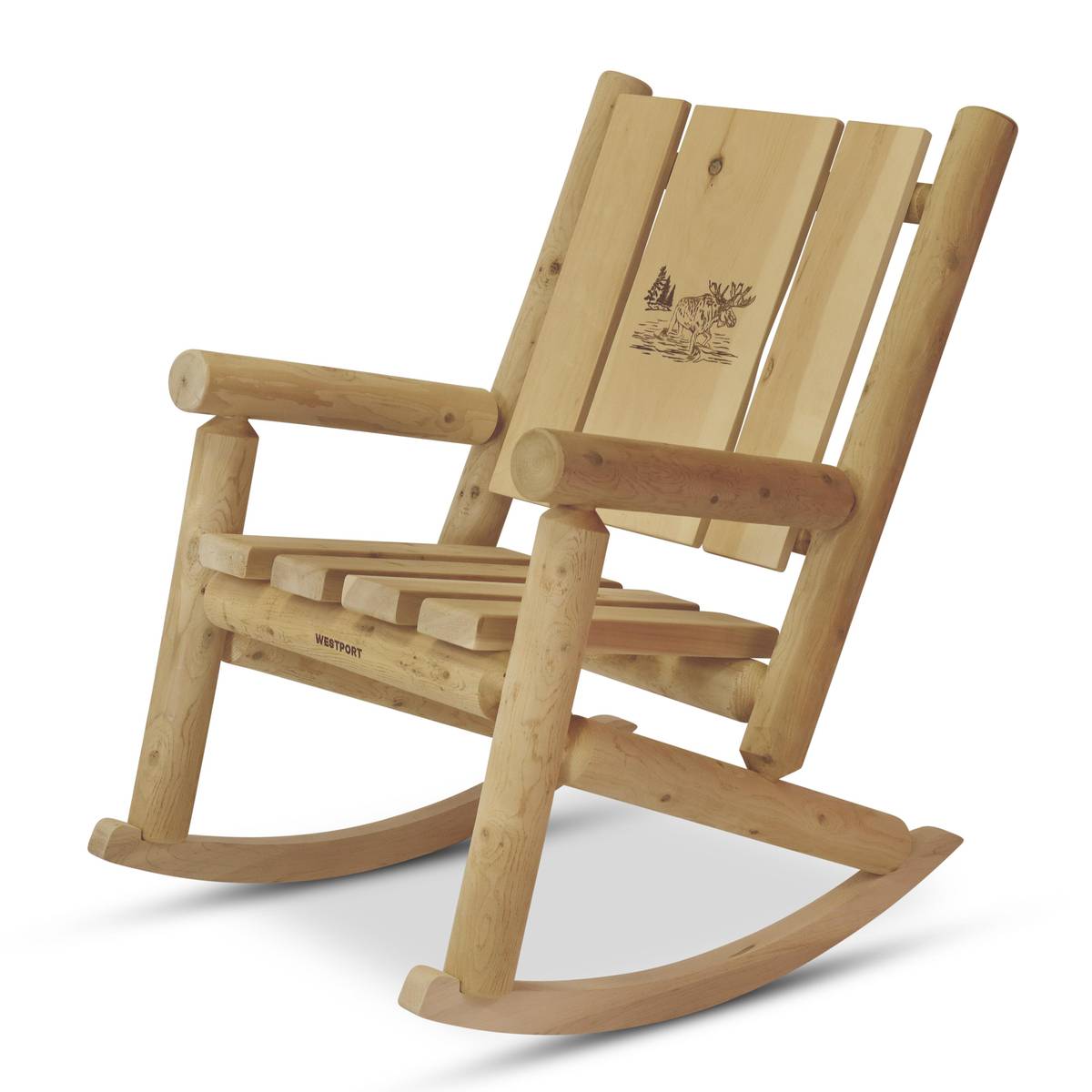 Moose Bay Log Gyngestol - ( 2 stk meier)