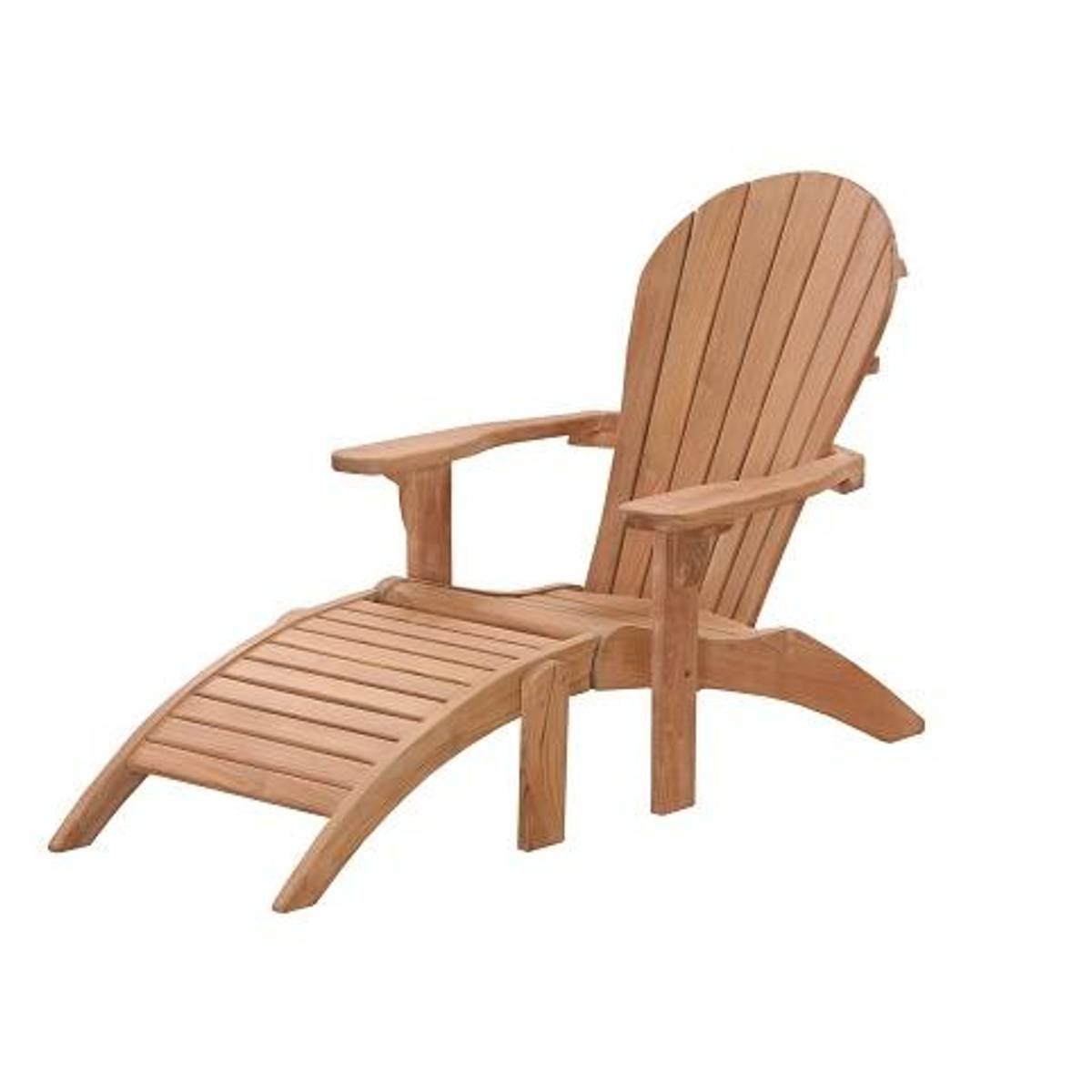 Newport Adirondack Ottoman - Teak - skammel til stol - Bestillingsvare