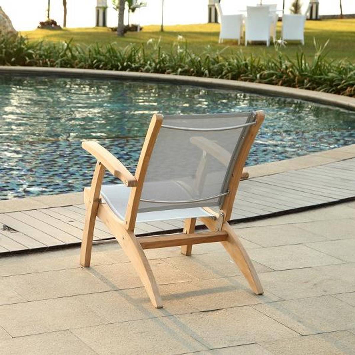 Somerville Aske (Sammenleggbar hagestol) - Teak Batyline