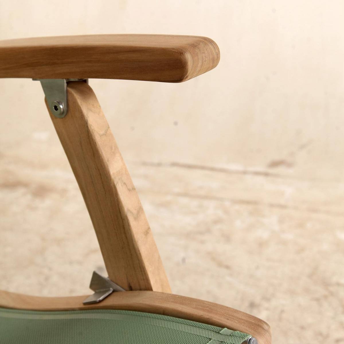 Somerville Kokos (Sammenleggbar hagestol) - Teak Batyline