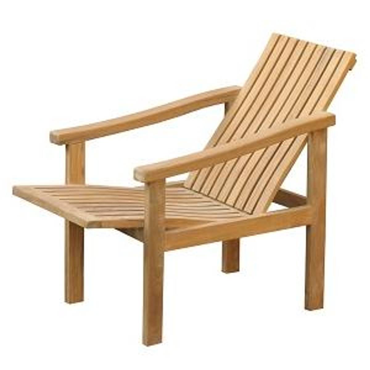 Rockland Chair & Ottoman - Teak Bestillingsvare - Utsolgt for sesongen