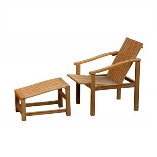 Rockland Chair & Ottoman - Teak Bestillingsvare - Utsolgt for sesongen