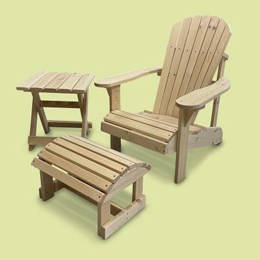 Hampton Adirondack Fotskammel - Furu -