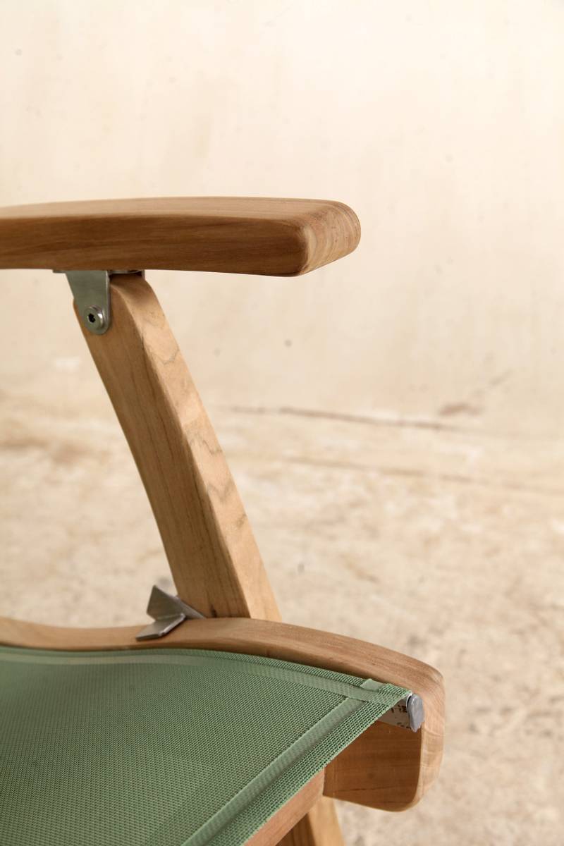 Somerville Latte (Sammenleggbar hagestol) - Teak Batyline