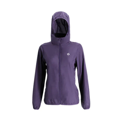 Doite Airjacket Hoodie Dame Mørk Lilla