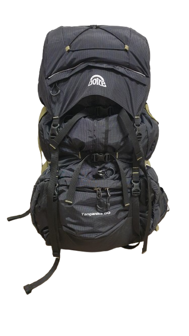 Ryggsekk Tanganika 80 liter Svart