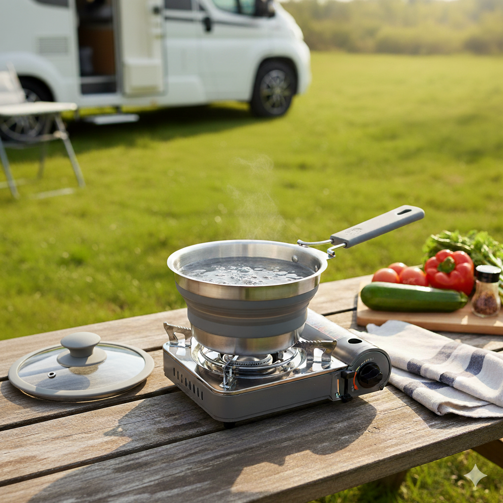 Kullgrill LotusGrill 340 - BEST I TEST i magasinet Bobil & Caravan