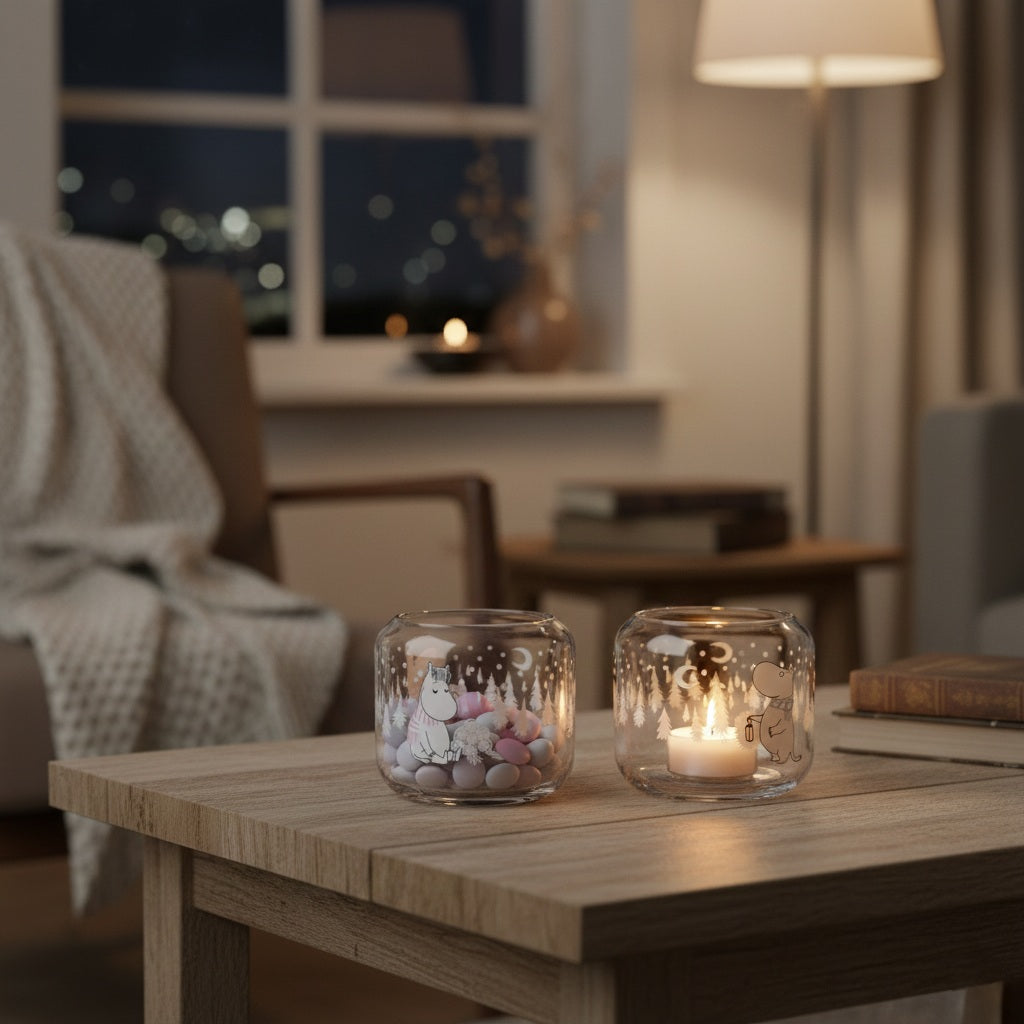 Mummi Telysholder - Snøfall