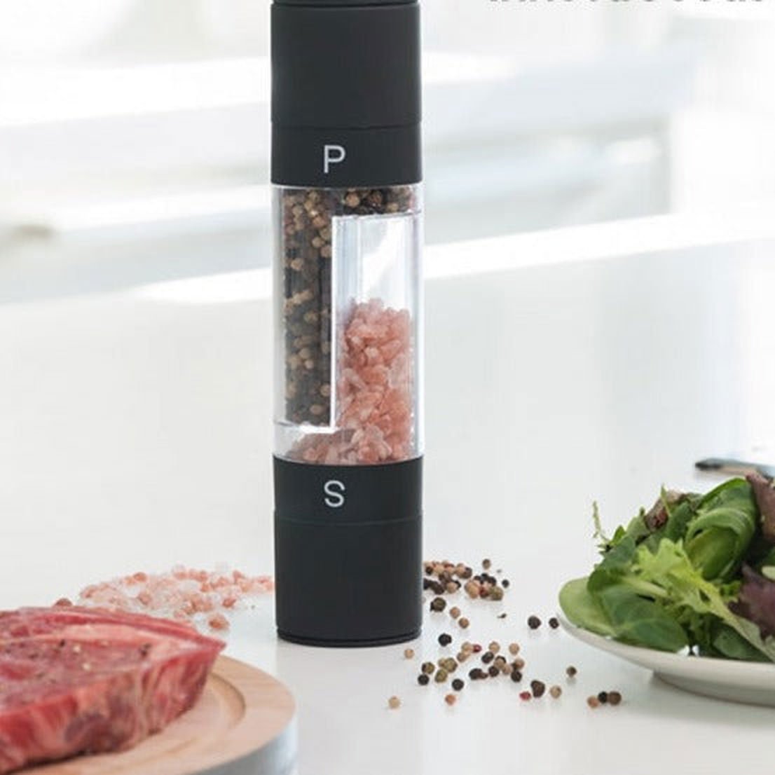 2 - 1 Salt og Pepperkvern - praktisk og moderne design - Fritidsshoppen.noborddekkgavetips