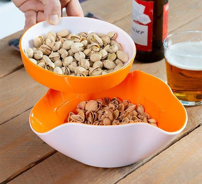2 i 1 Snacksbolle, smart bolle fra Innovagoods - Fritidsshoppen.nobordborddekkingdekk