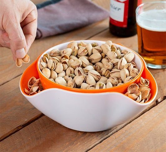 2 i 1 Snacksbolle, smart bolle fra Innovagoods - Fritidsshoppen.nobordborddekkingdekk