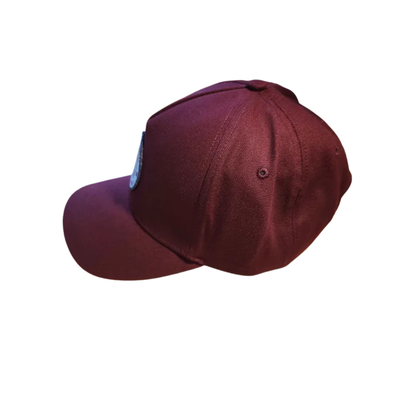Doite Canvas Patch Caps mørk burgunder – bilde 2