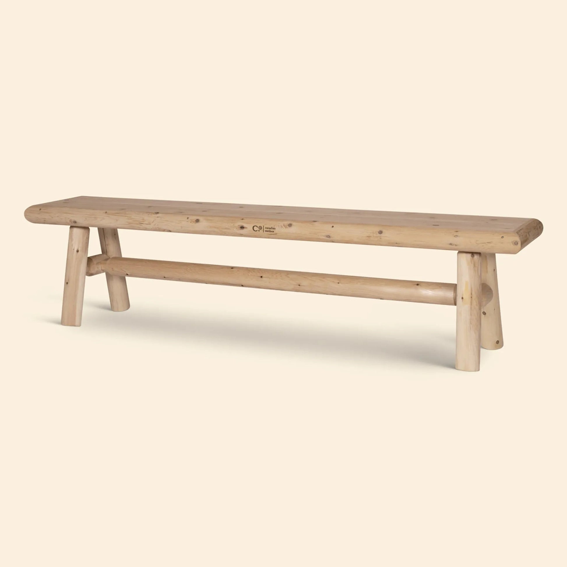 Canadian Outdoor Log Benk 180 i sedertre