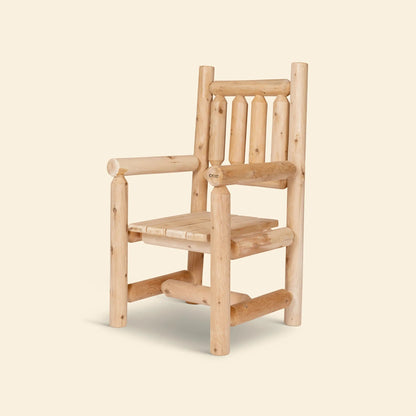 Canadian Outdoor Log Spisestol i sedertre