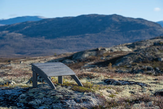 Fair Valley Fotskammel på terrasse om sommeren