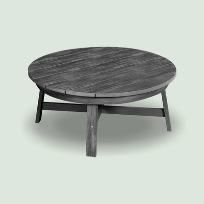 Canadian Outdoor Fair Valley Hagebord i sølvgrå HDPE med naturtro trestruktur
