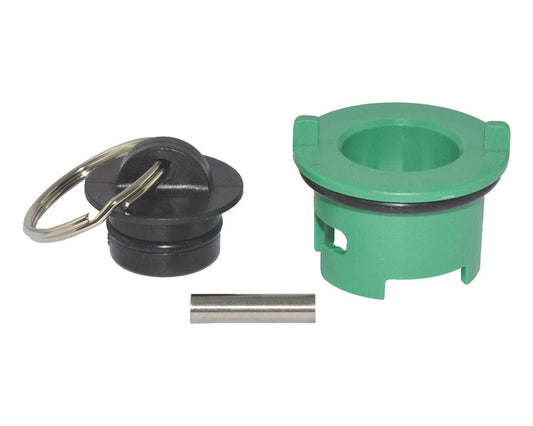 sog sett med 3 deler, i grønt, sort og metallfarge på hvit bakgrunn