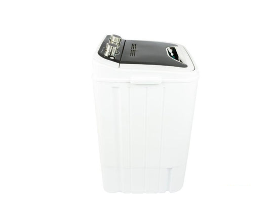 Vaskemaskin Salora 230V 4,6kg på hvit bakgrunn
