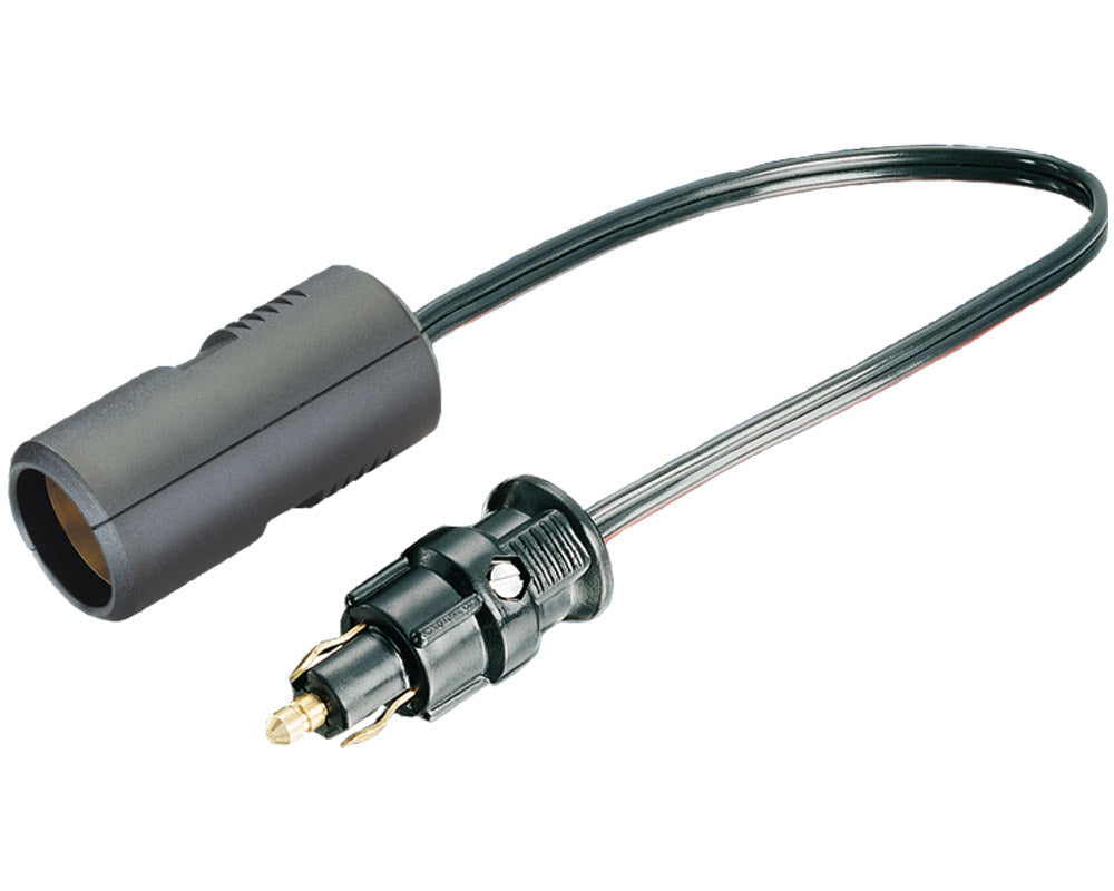 2V adapter norm plugg --> uni plugg m/kabel 30cm