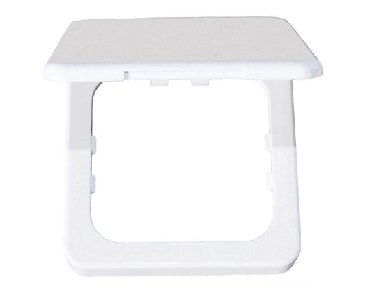 Ramme til 1 bryter m/lokk C-Line 60x70mm hvit